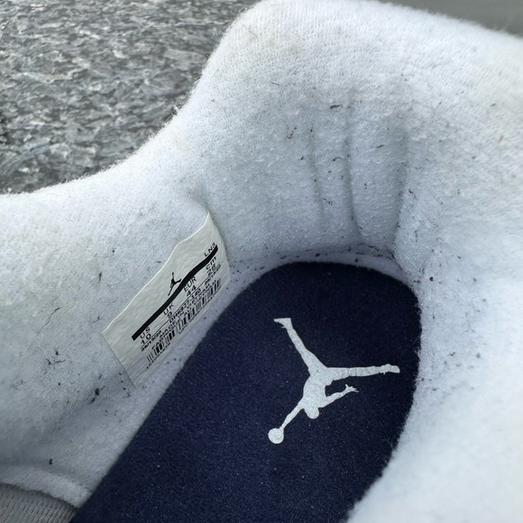 Nike Air Jordan 4 Retro White/Midnight Navy Blue DH6927-140 Men's Size 10. - Picture 8 of 12